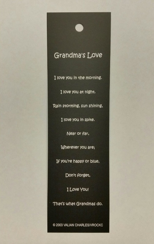 Grandma's Love Bookmark