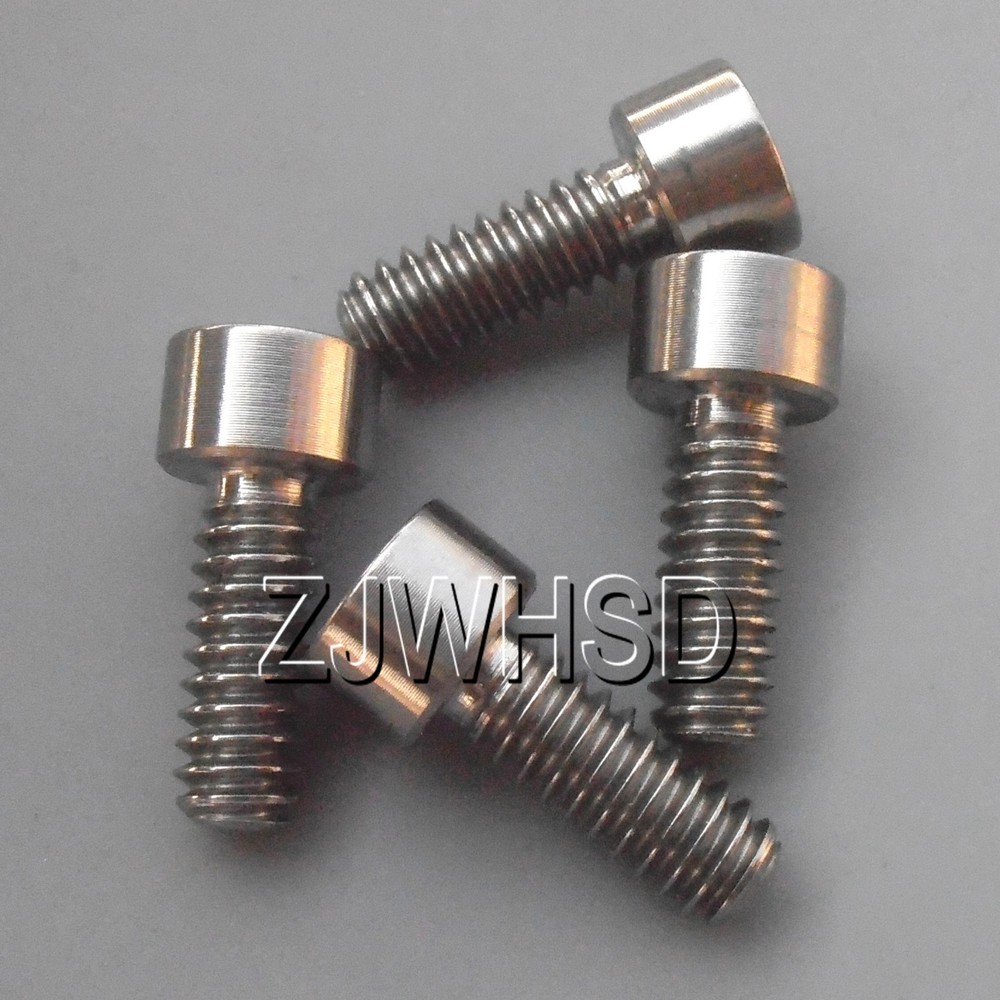 4pcs 10 - 24 x 1/2" Ti Titanium Screw Bolt Allen Hex Socket Cap Head USA Thread