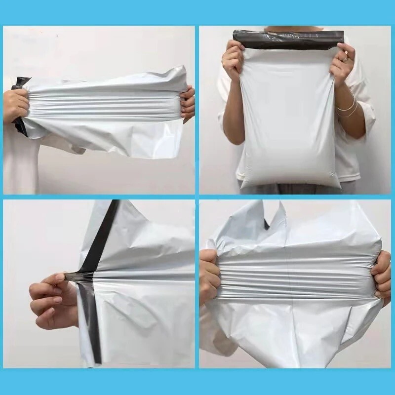 Poly Mailers Shipping Envelope Plastic Sealing Envelope Storage Bags White Color