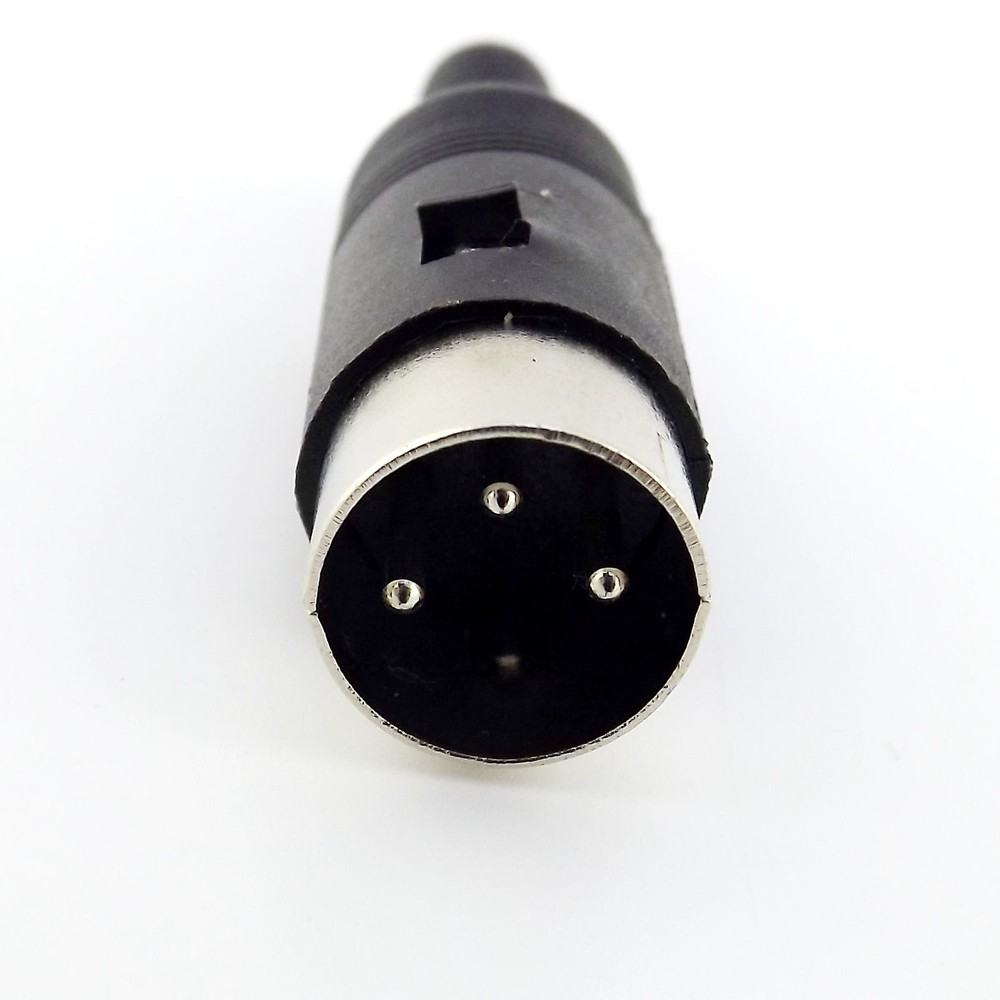 1pc DIN Plug Male Plug Cable Connector 3 Pin With Plastic Handle