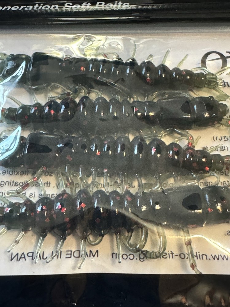 Nikko Hellgrammite Creature Bait 3" Watermelon Red