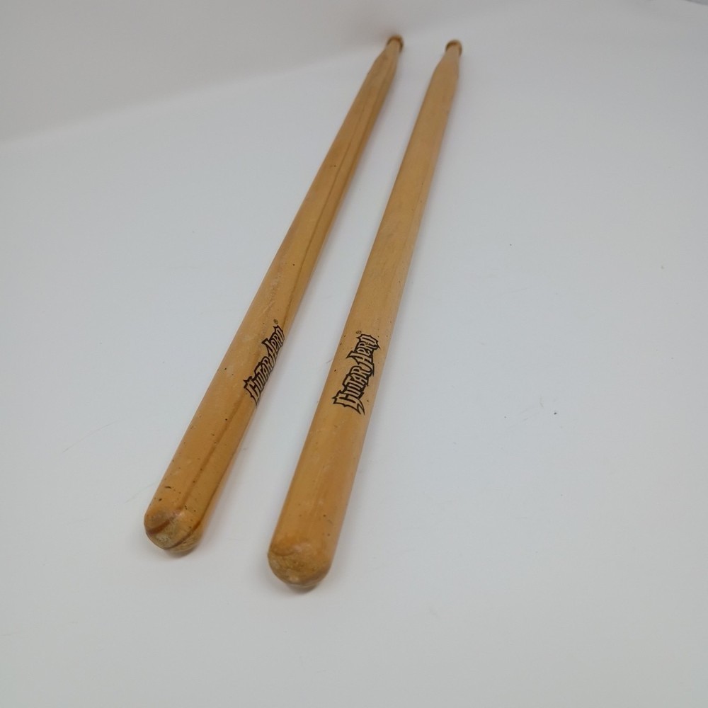 Authentic Guitar Hero Wooden Drum Sticks