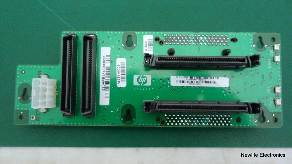 HP A6961-04075 SCSI Backplane w/ Management Board