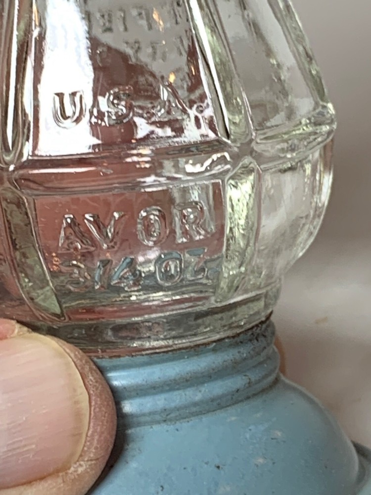 Vintage Victory Glass Lantern shape Candy Holder
