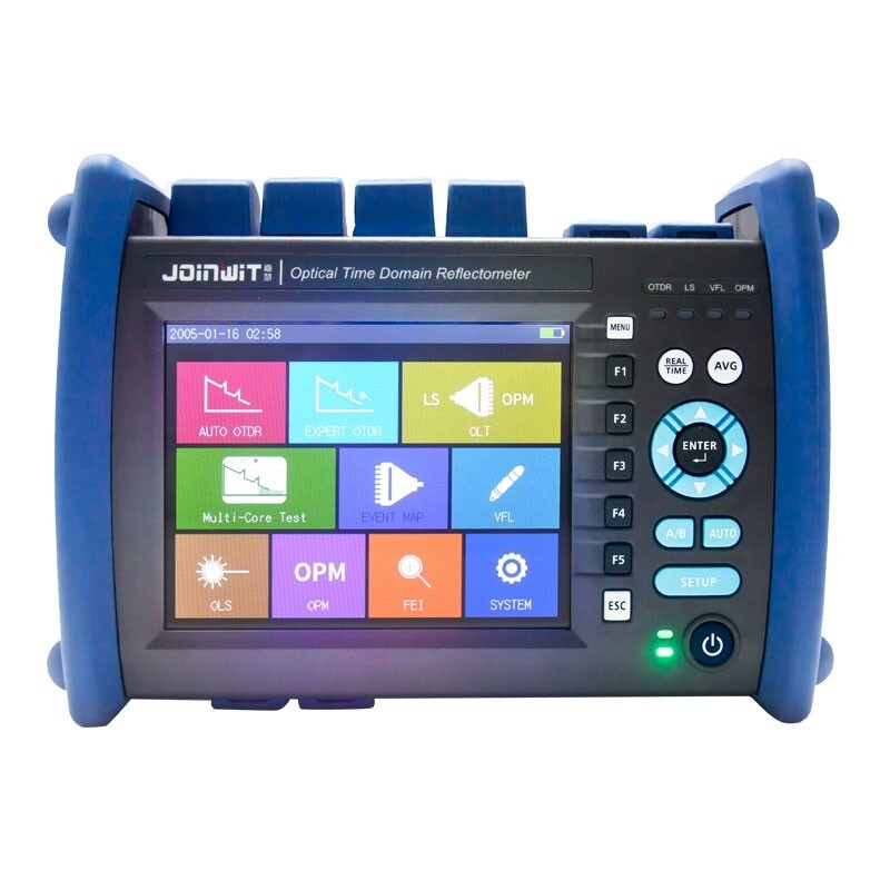 JW3302E OTDR Optical Time Domain Reflectometer 5.6" Capacitive Touch Screen