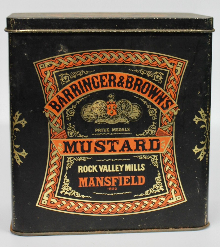 Original Vintage Barring & Brown’s Mustard Tin