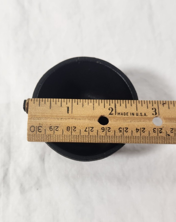 Vintage Miniature Cast Iron 3-Legged Pot With Handle