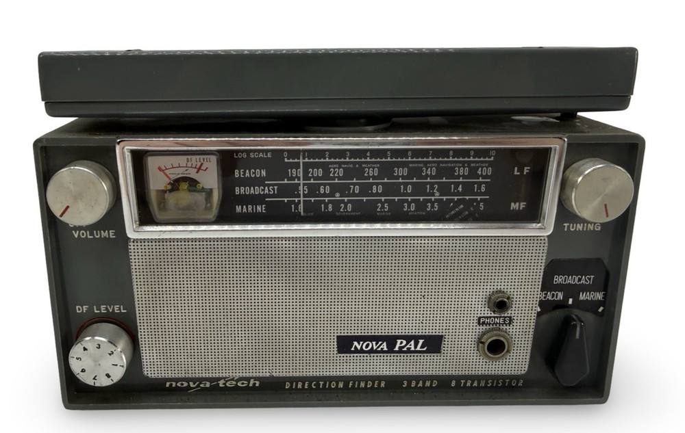 NOVA-TECH Nova Pal Direction Finder 3 Band Transistor Broadcast Receiver