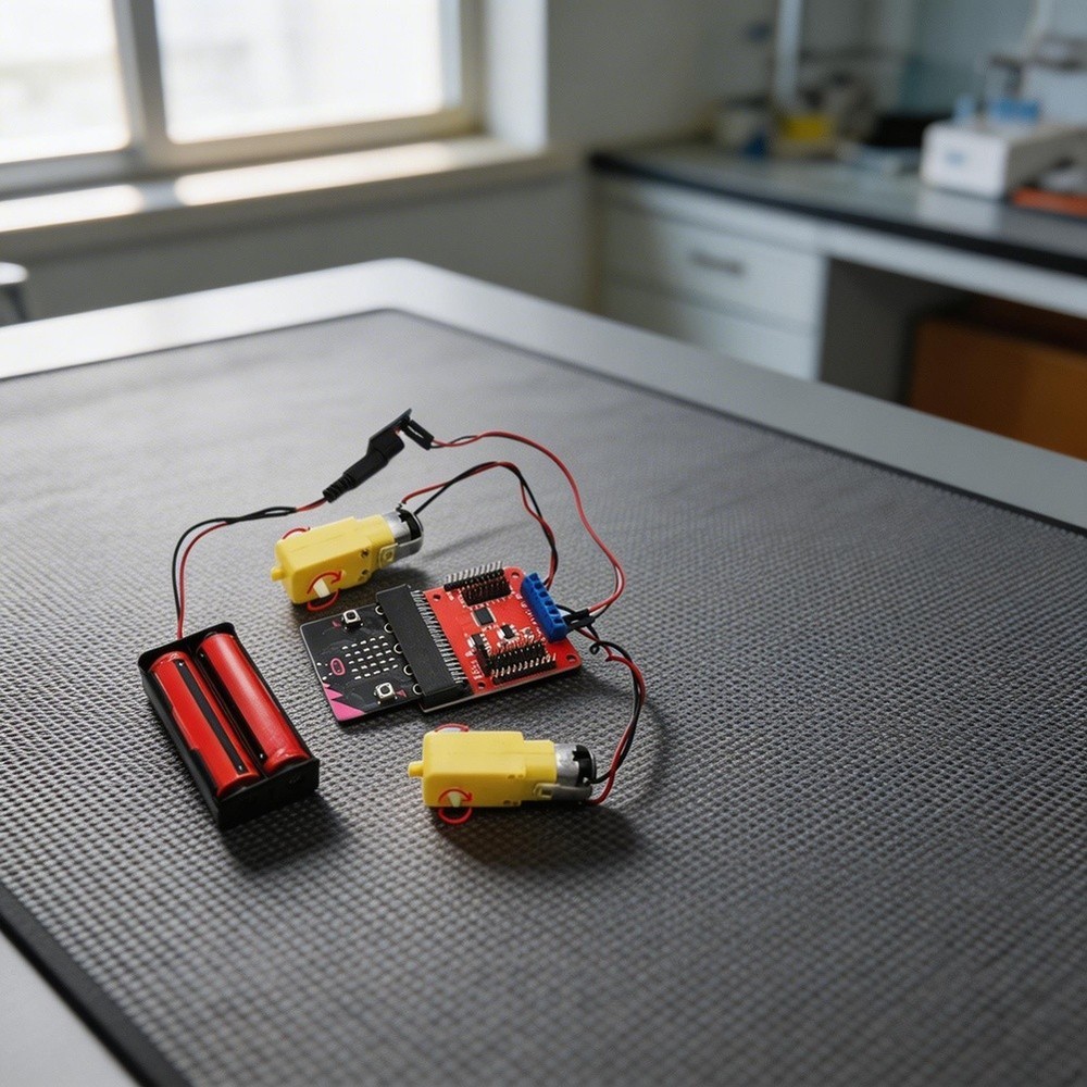 DC Motor Control Expansion Board Compatible with Tiny:bit Microcontroller