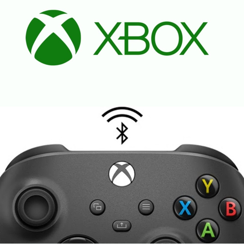Microsoft Xbox Wireless Controller w/USB-C Cable for PC, Carbon Black, 1V8-00001