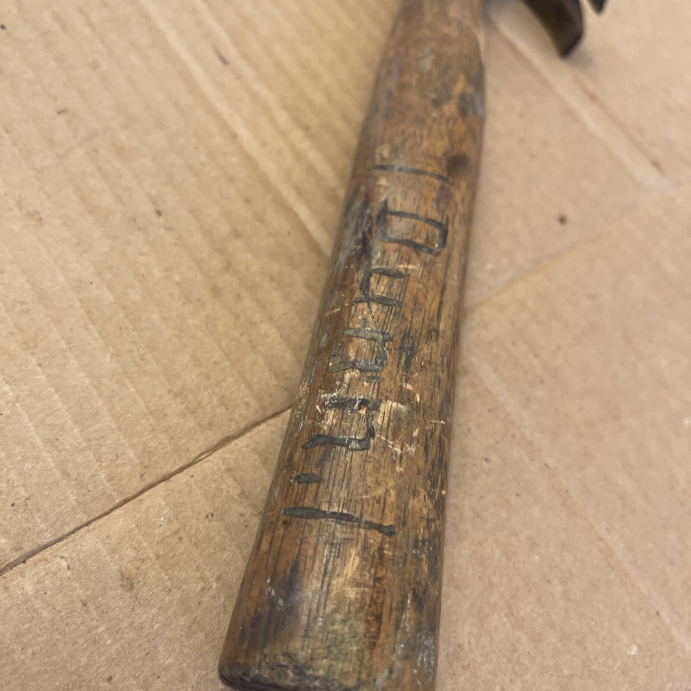 Small Vintage Hammer With Engraved Name