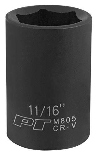 Performance Tool M805 1/2 Dr. 11/16 6-Point Impact Socket