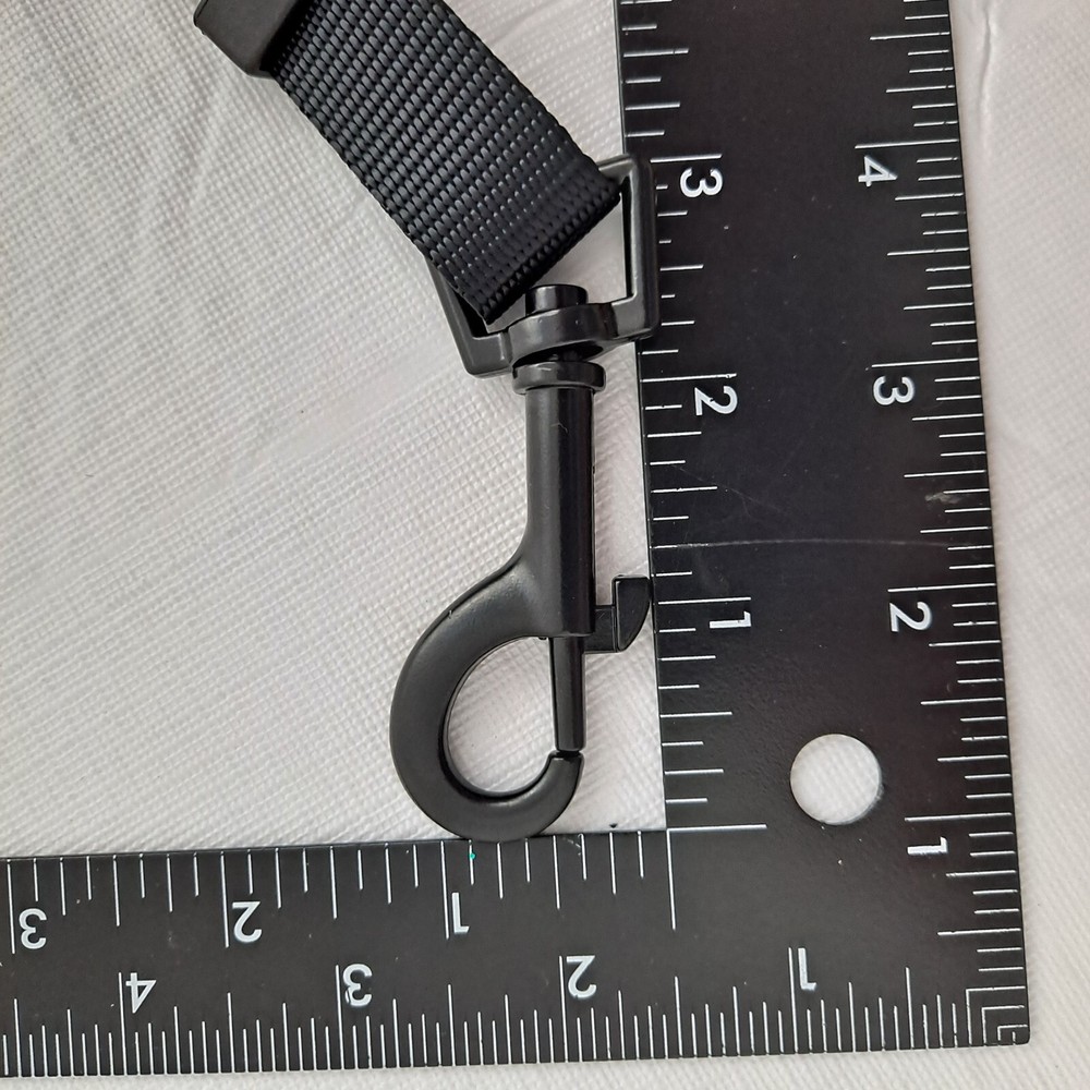 Dog Leash Black adjustable ¾ Inch X 60 Inches