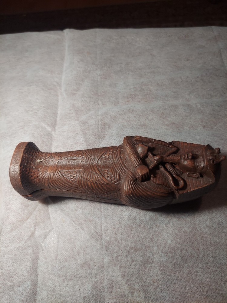 miniature of egyptian mummy case