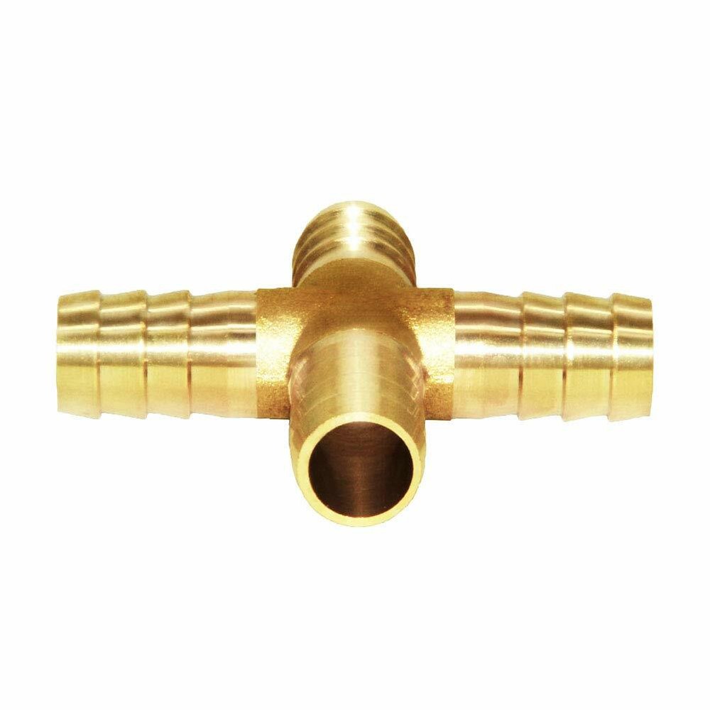 3/4 ID Hose Barb 4 Way Union Fitting Pipe Cross Intersection