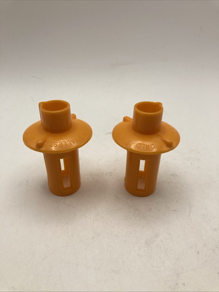 Two (2) Worlds Smallest Juice Extractor Plastic Kitchen Tool Orange Gadget