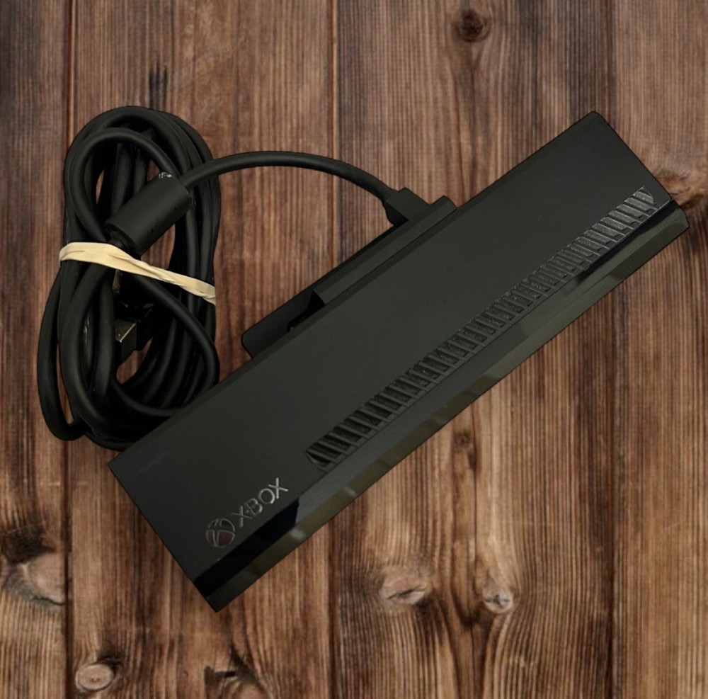 Microsoft Xbox One Kinect Sensor Bar Black, Model 1520, Includes Cords