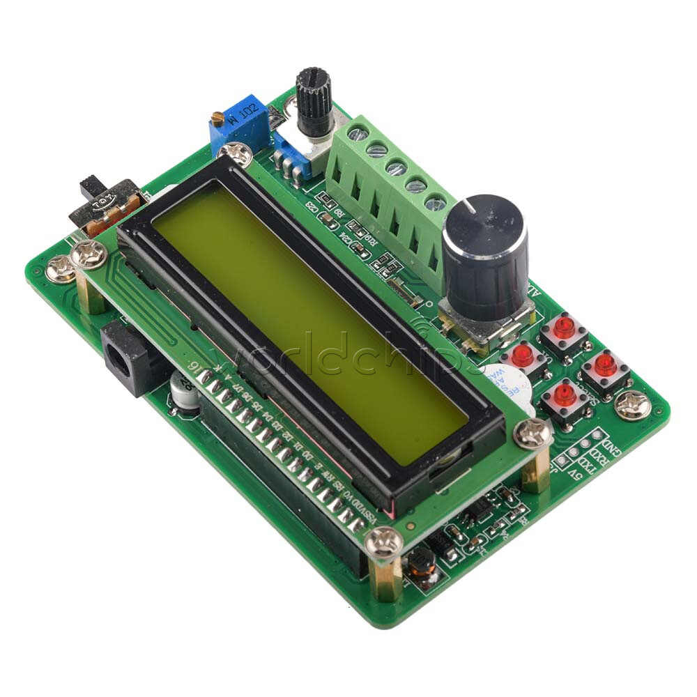 DDS 5MHz Function Signal Generator Sine Triangle Square Wave Module US Plug Set