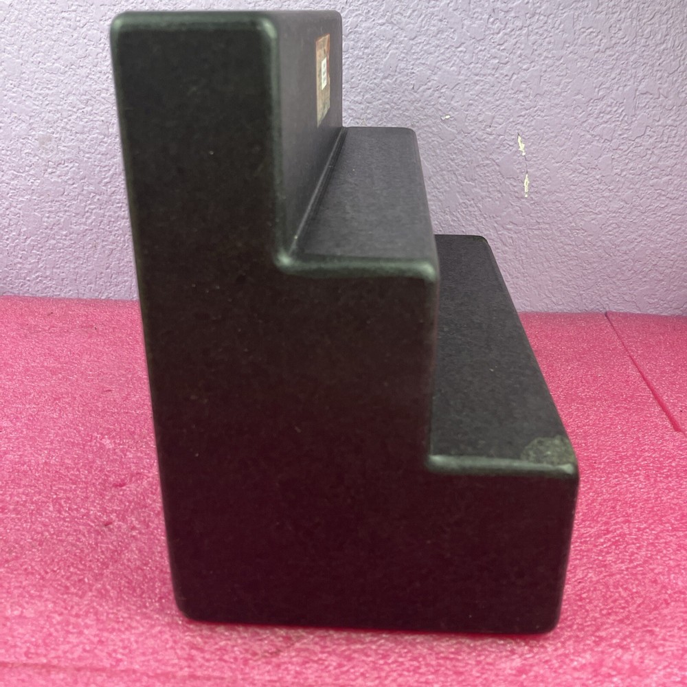 Brown Sharpe Black Granite Angle / Step Block - 12” x 9” x 6”
