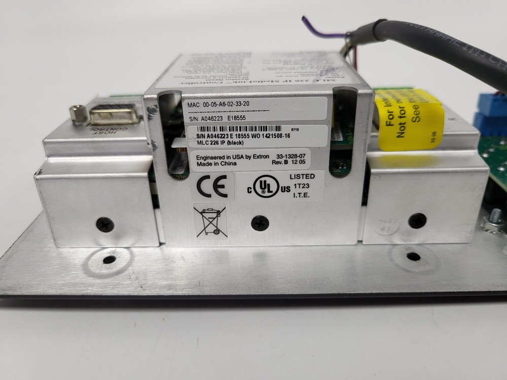 Extron MLC 226 IP MediaLink Controller Panel with DVD & VCR Controls