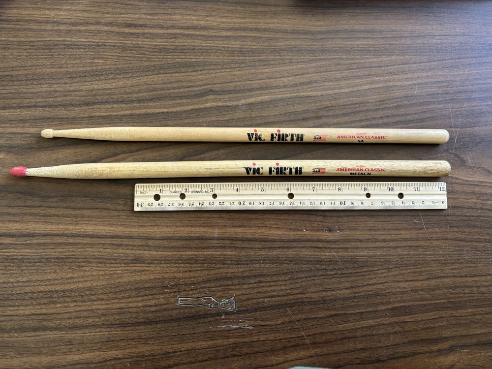 Used 2 Different Vic Firth Size Drum Sticks