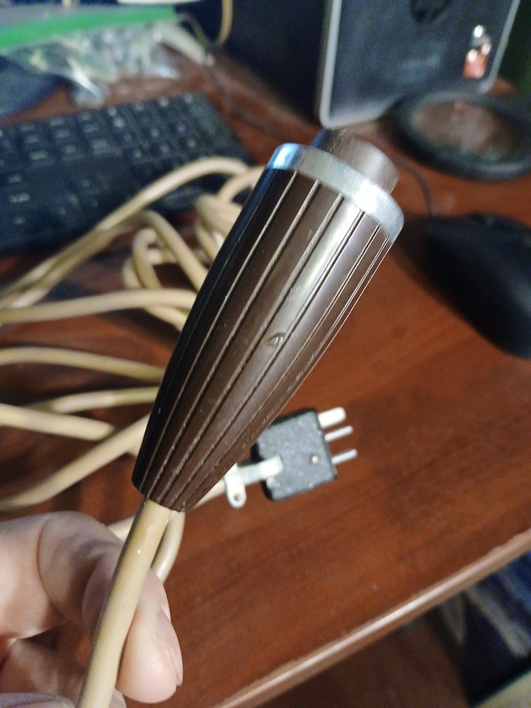 Vintage Remote Camera Flash Control. Push button worked 10 Ft Cable 3 Prong Plug