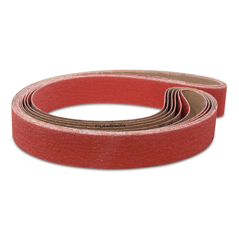 2 X 72 Inch 120 Grit EdgeCore Ceramic Grinding Sanding Belts 6 Pack