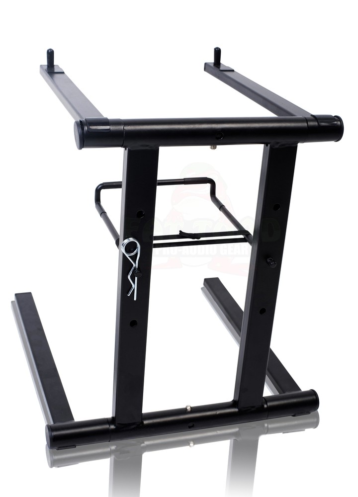 (2-PACK) Portable DJ Laptop Stand, PC Stage Gear Digital Mixer Controller Office