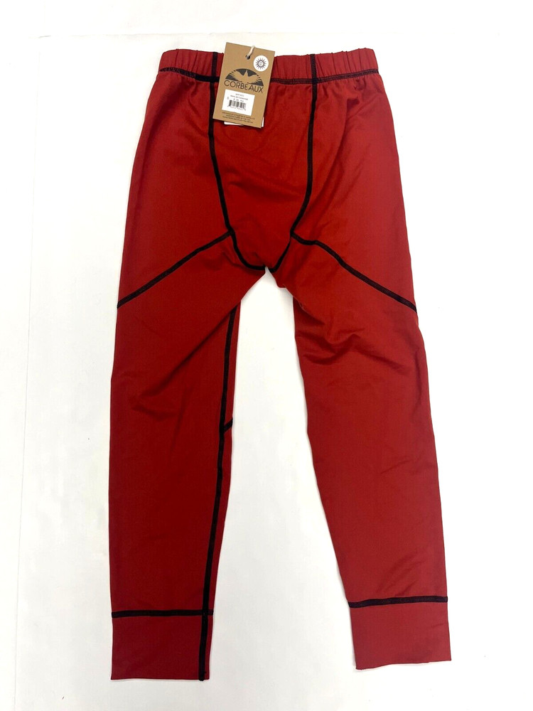 $89 Corbeaux 3/4 Centennial Base Layer Pants NWT Size S, M, XL Men's Rust