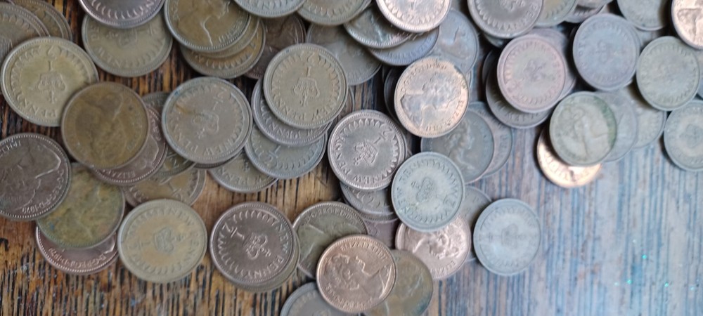 Collection Of Halfpennies
