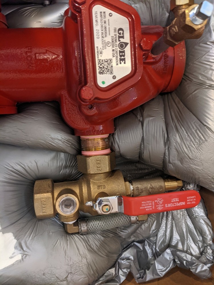 GLOBE UMC Universal Fire Manifold Check & Control Valve 3"