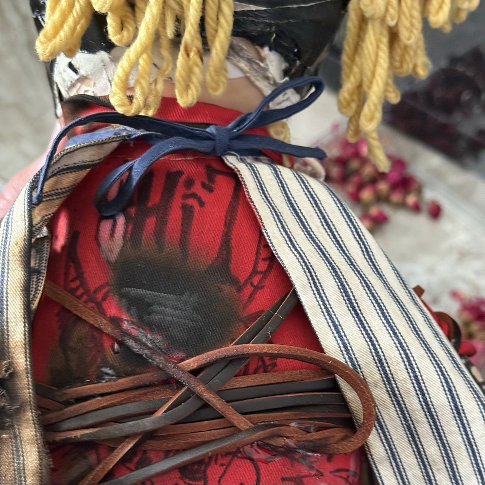 Haunted Ritual Doll Possessed Ghost Demon Toy Plush Pull String