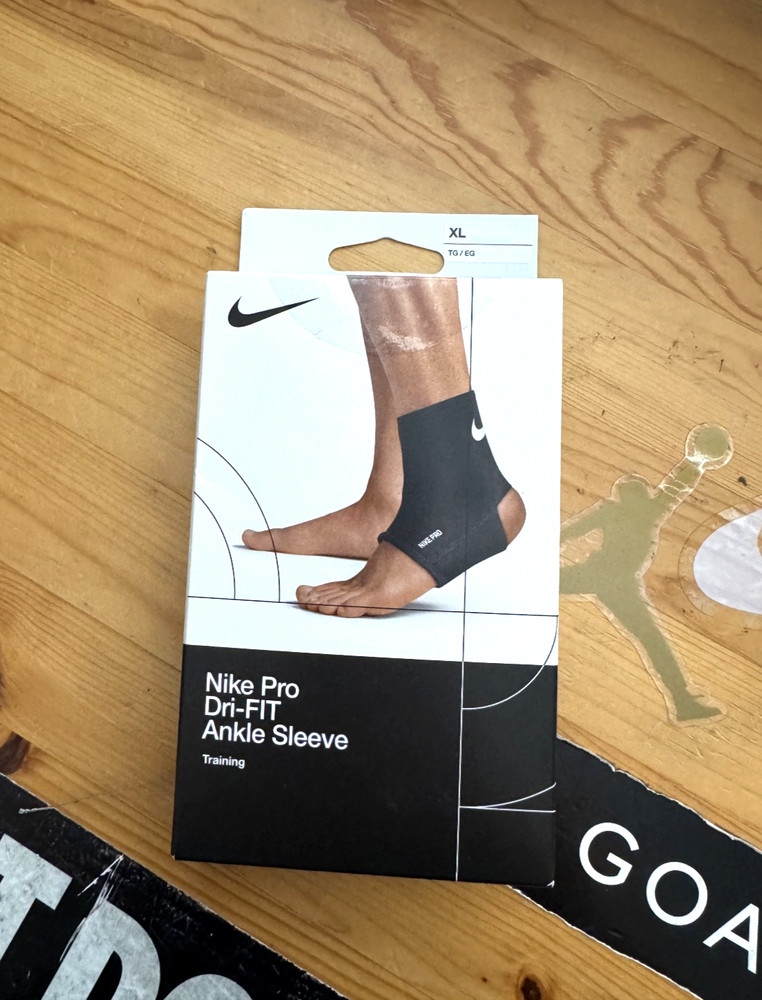 Nike Pro Dri Fit Ankle Sleeve Pull On Lightweight Compression Support Size XL