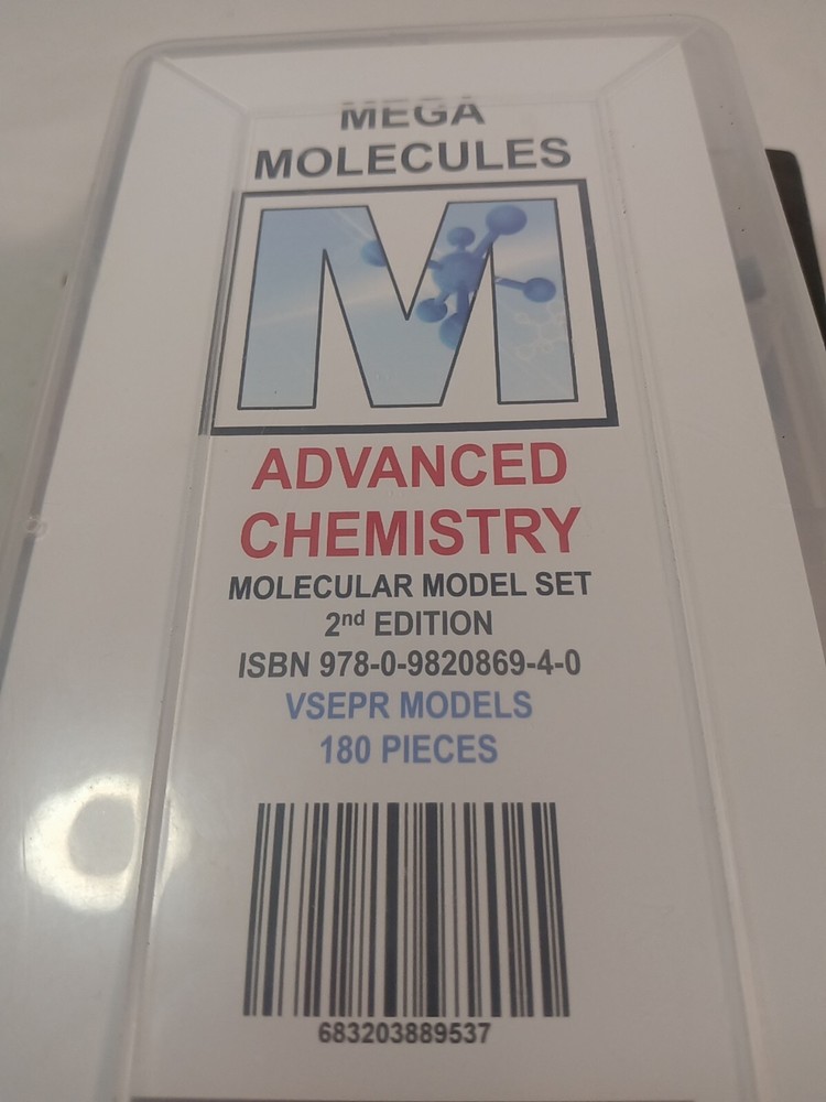 Mega Molecules M Advanced Chemistry Model Set 2nd Edition Learning Toy Set