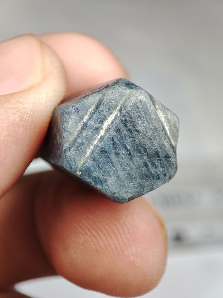 Rough Sapphire crystals , Having Good Luster & Nice Color.