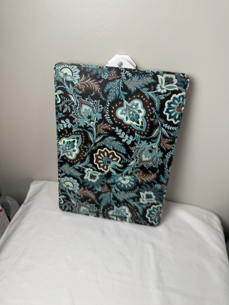 Vera Bradley Java Blue Clipboard And Note Pad Set NEW