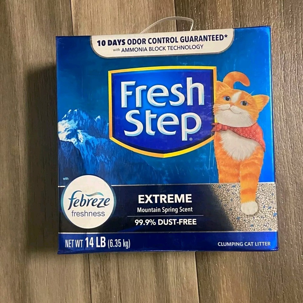 Fresh Step Clumping Cat Litter Multi-Cat Odor Control 14 lbs