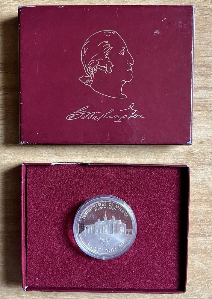 1982 George Washington Commemorative Silver Proof & Uncirculated Half Dollar Set