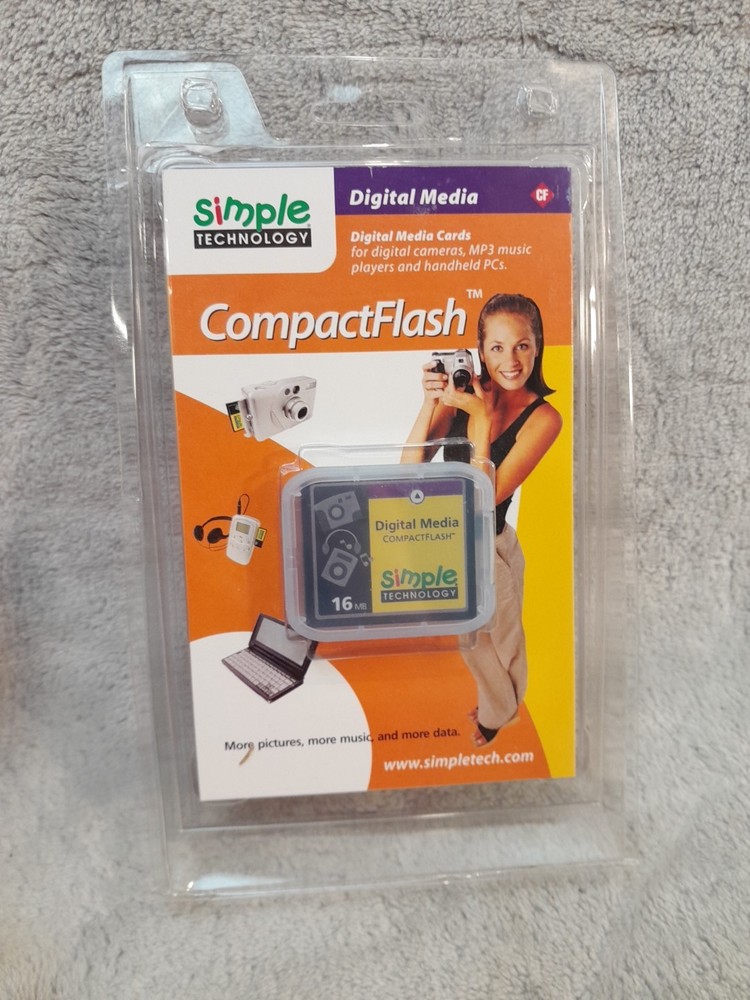 Digital Media Simple Tech Compact Flash Memory Card (16MB)