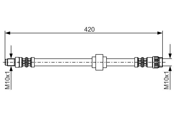 Brake Hose BOSCH 1987476704