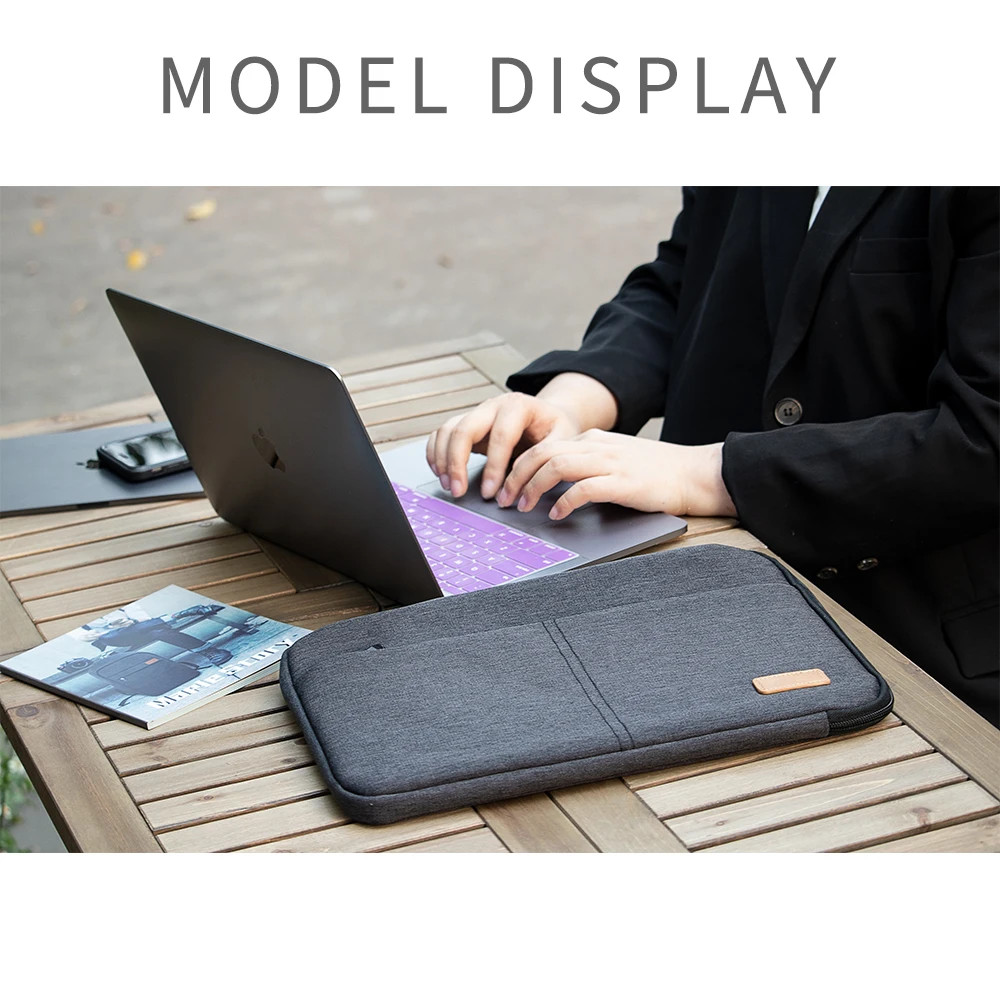 16 Inch Laptop Sleeve Bag with Handle Shockproof Notebook Pouch Protective Case
