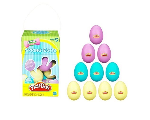 Play-Doh Spring Easter Eggs Hunt Basket Gift Filled 10 Count