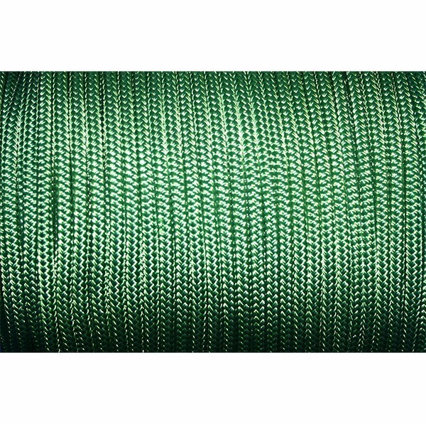NAUTOS- MRDB026 - 6MM / 1/4" -DOUBLEBRAID - SOLID GREEN - SELL BY YARD (3')