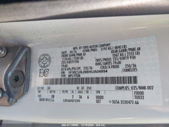 Used Transfer Case Control Module fits: 2017 Ford Escape Transfer Case Grade A