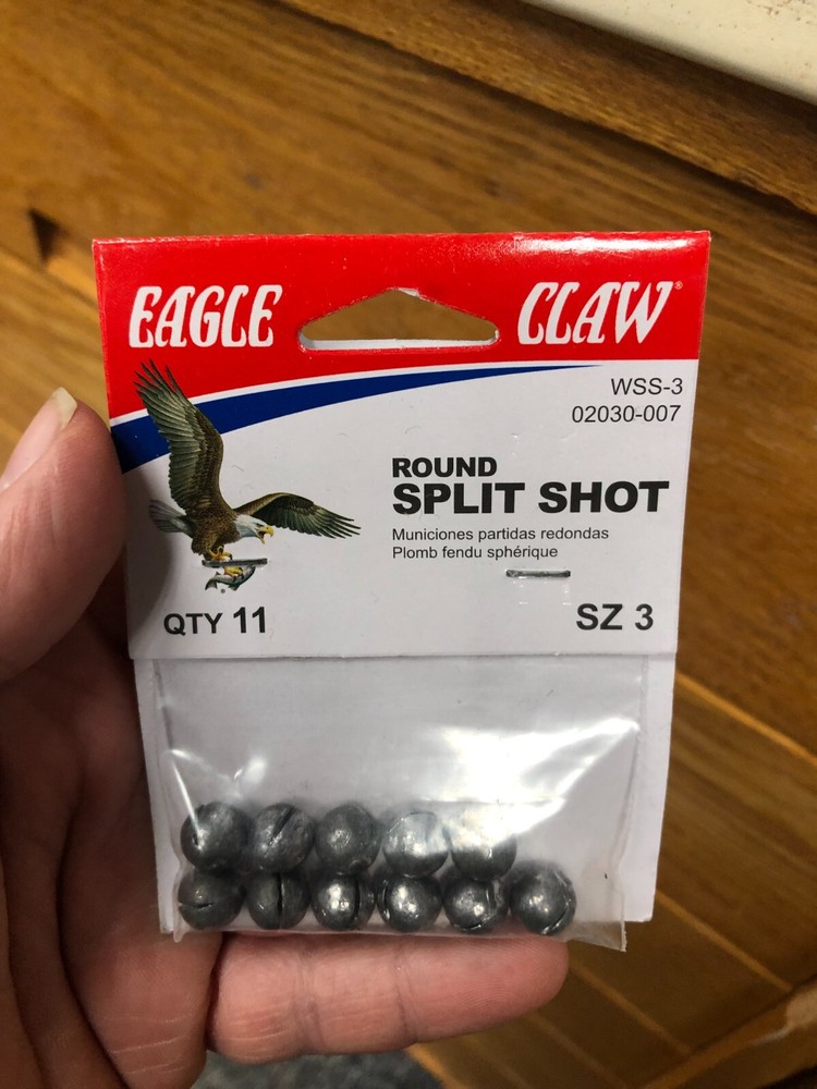 Eagle Claw02030-007-3 Round Split Shot Size 3 11CT