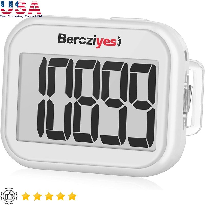 3D Pedometer Accurate Step Tracker Lightweight Easy to Use Long Battery Life