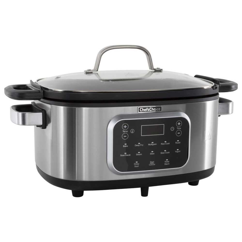 Chef'sChoice Multicooker, Large 7-Quart Capacity Non-Stick with Variable Temp...