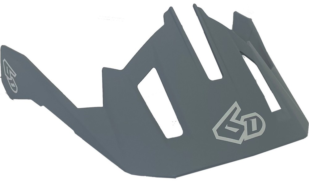 6D ATB-2T Helmet Replacement Visor/Peak Gray