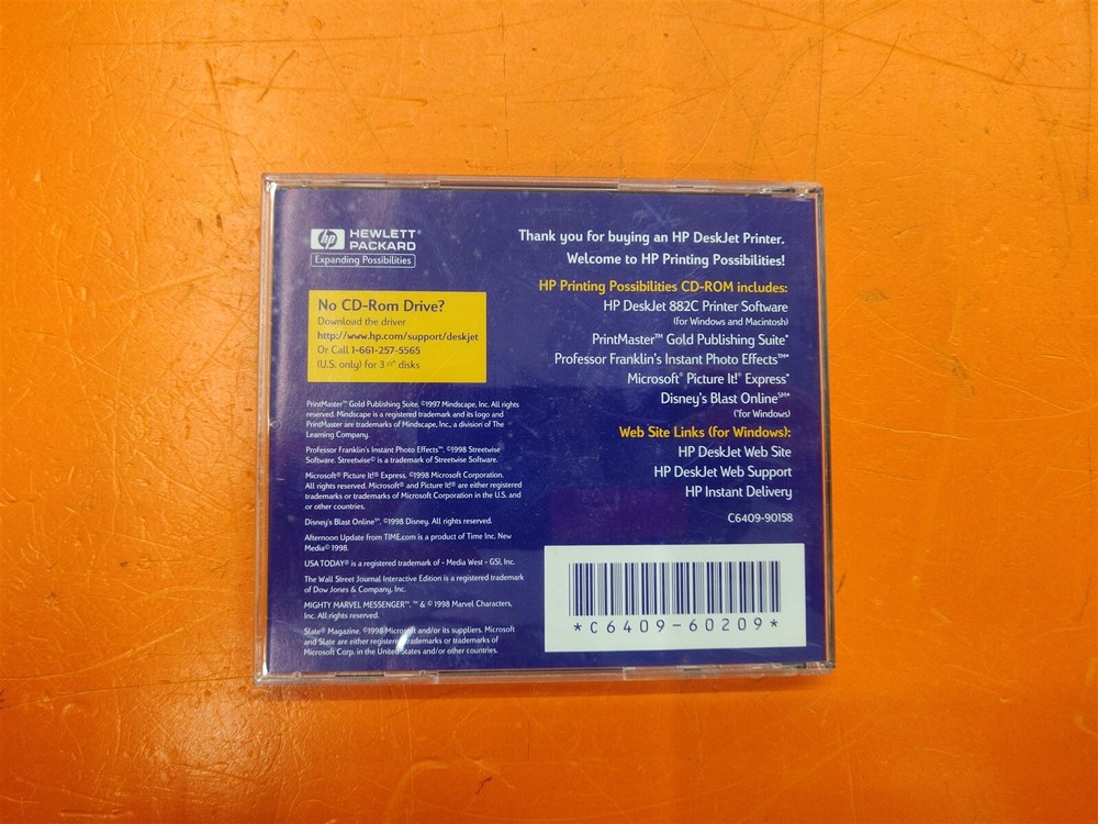 ⭐️⭐️⭐️⭐️⭐️ HP DeskJet 882C Printer Software Utilities Driver