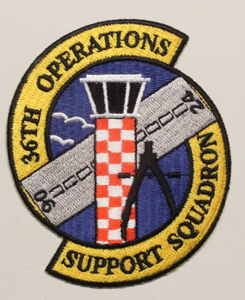 USAF Air Force Patch: 36th Operations Support Squadron - 3"